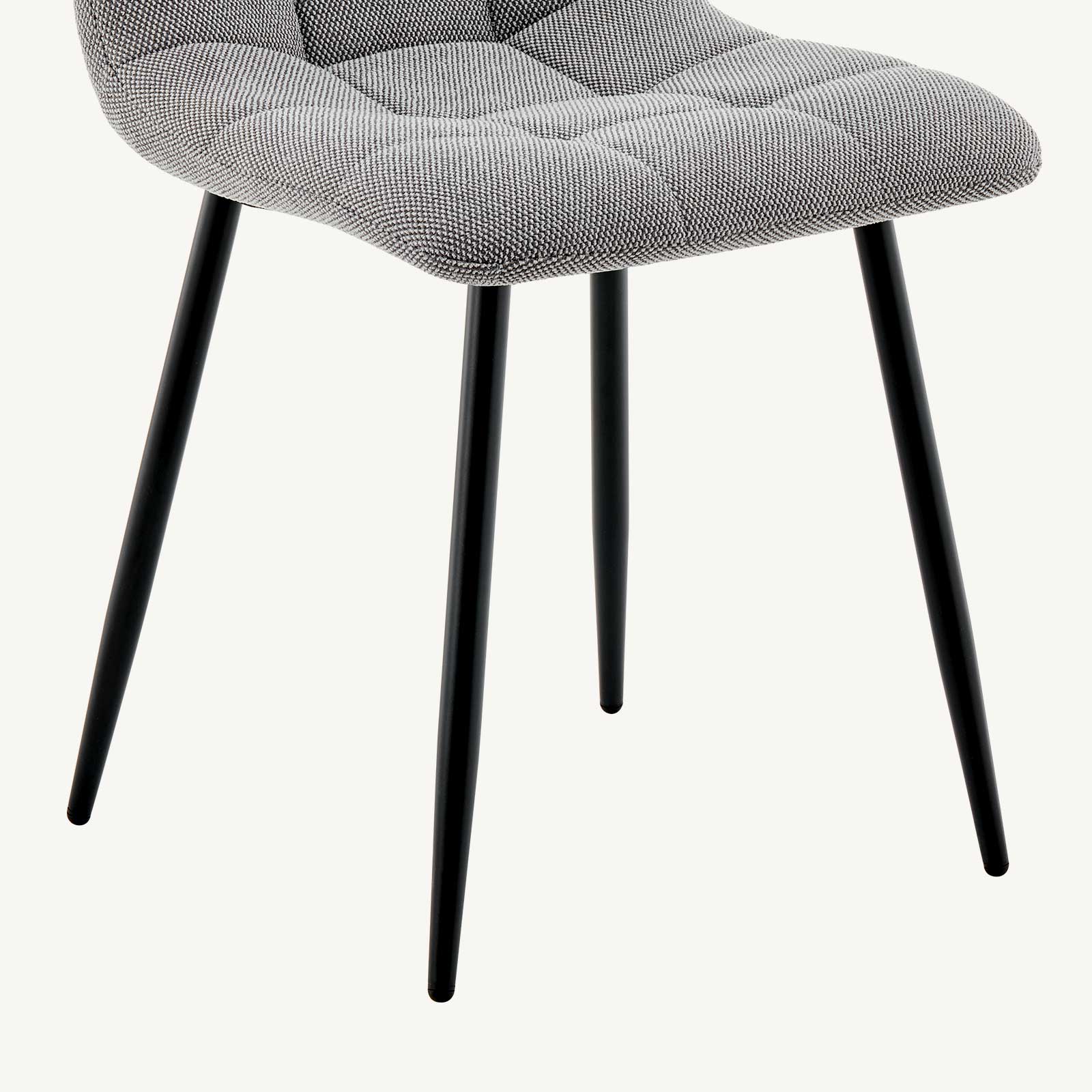 Chaise de salle à manger Christie en mélange de lin