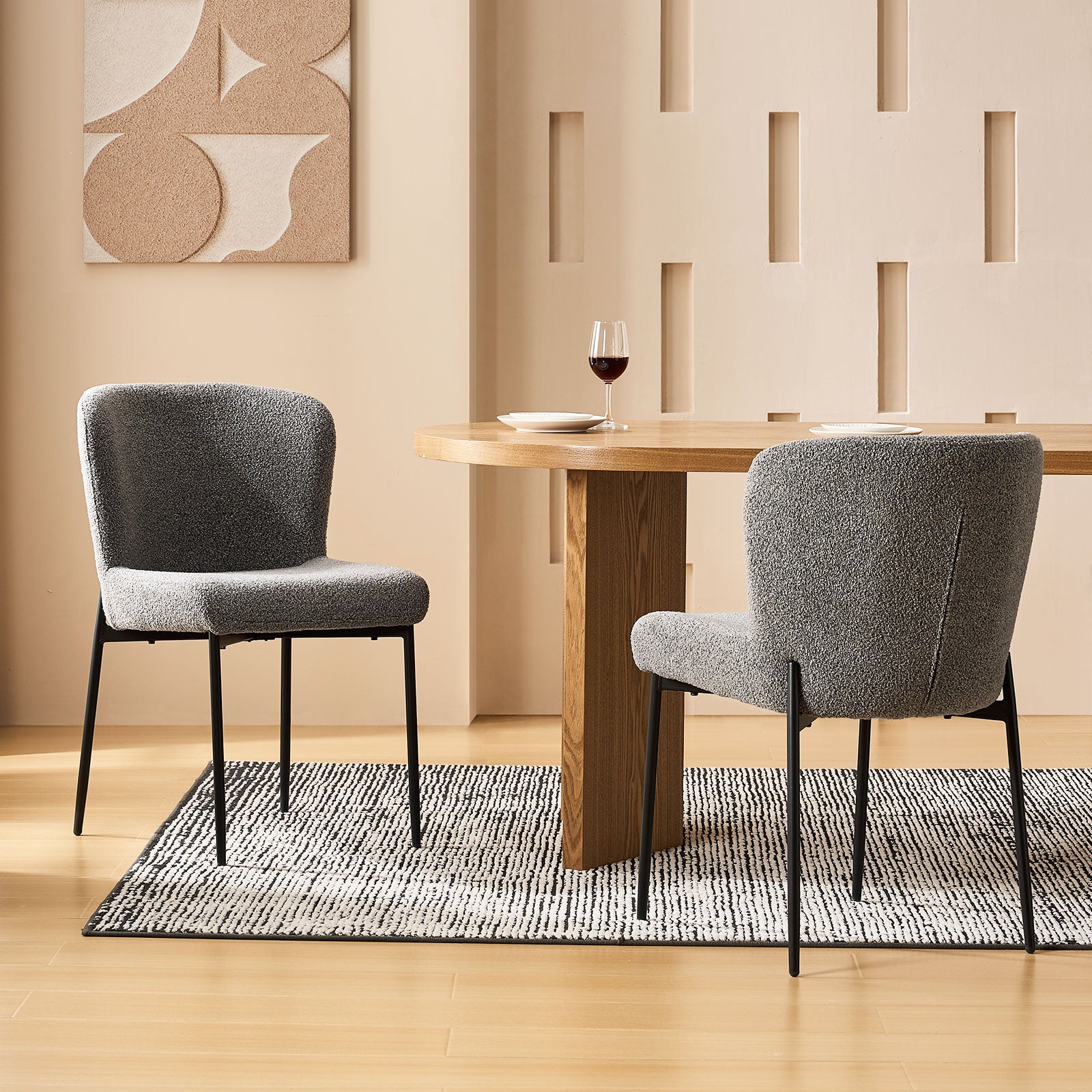Celeste Bouclé Dining Chairs