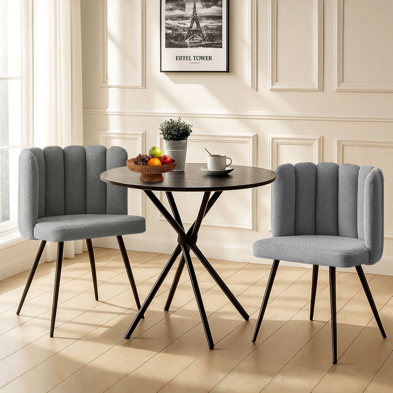 Markland Linen Blend Dining Chair