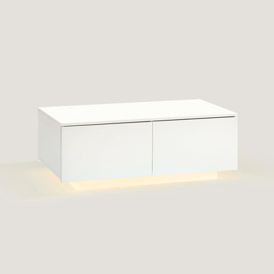Elara Couchtisch mit LED-Beleuchtung & 4 Schubladen