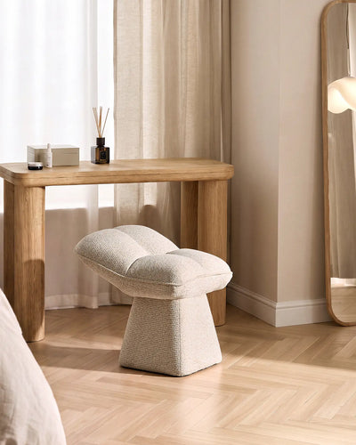 Liora Chenille Swivel Vanity Stool