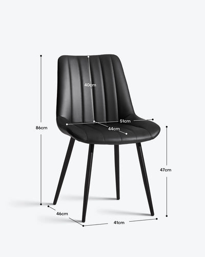 Chaises de salle à manger Clair en similicuir