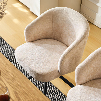 Cleo Chenille Swivel Chair