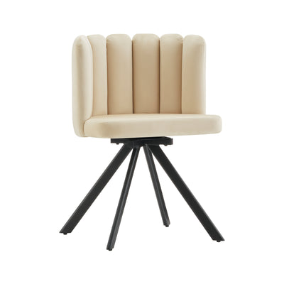 Fleur Velvet Swivel Chair