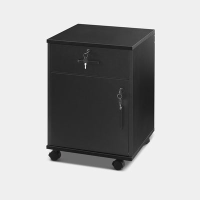 Edene Mobile Filing Cabinet [1-Drawer 1-Door]