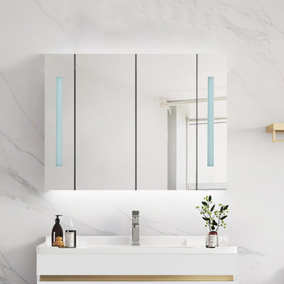 Othello LED Lights Bathroom Mirror Cabinet (2 Door)