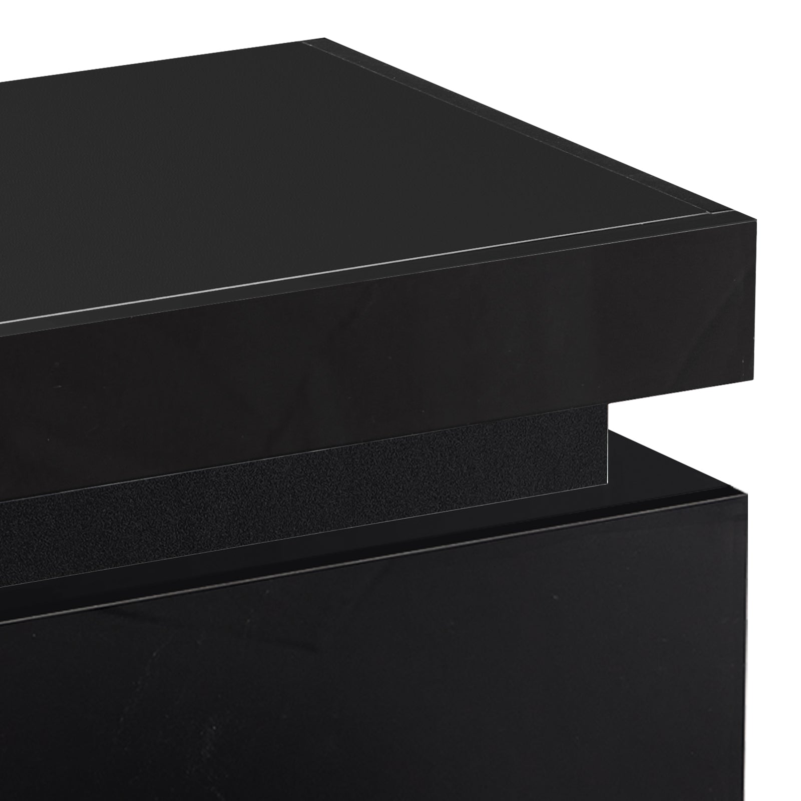 Kumar LED Light Bedside Table