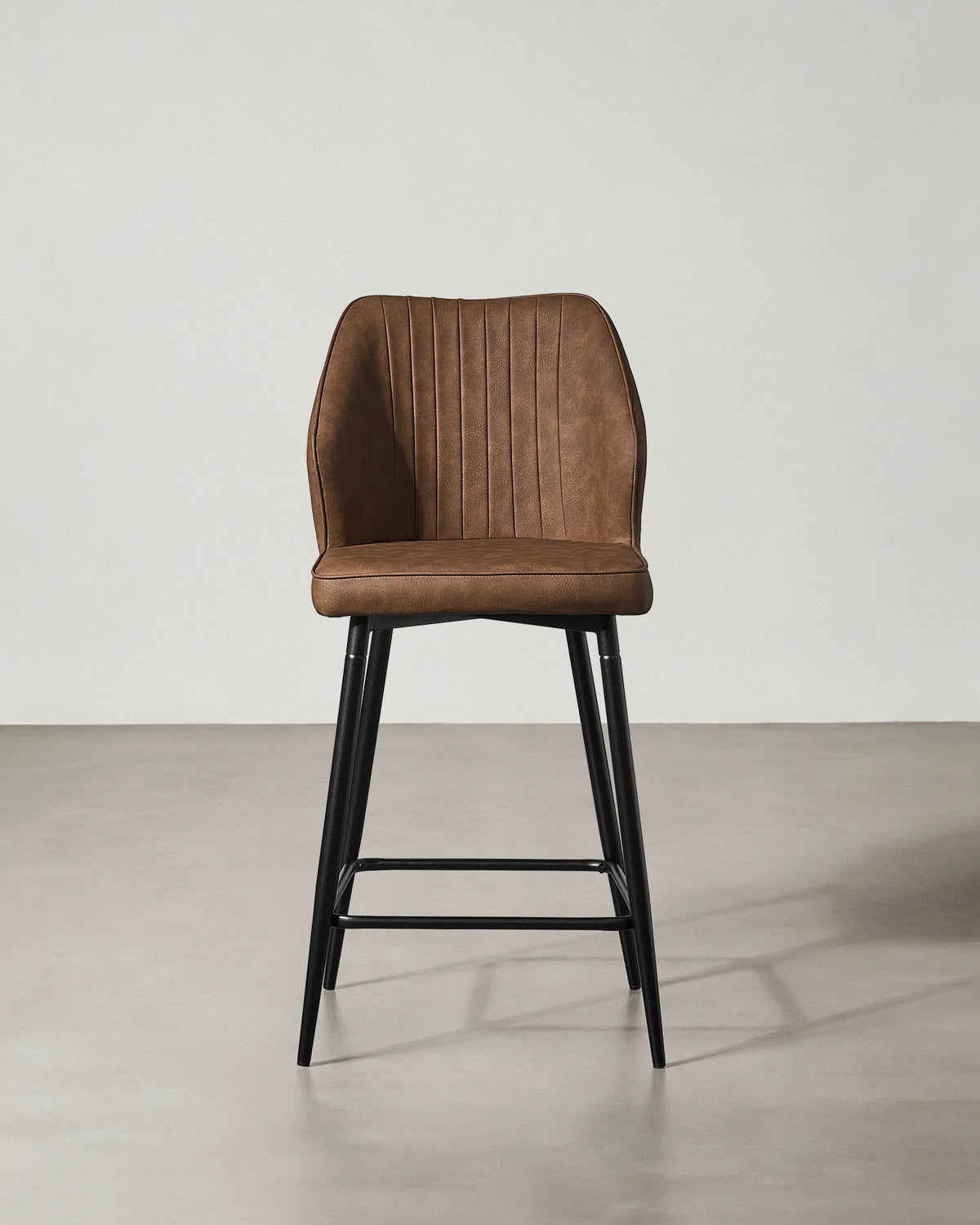 Tabourets de bar Danforth en similicuir, 65 cm