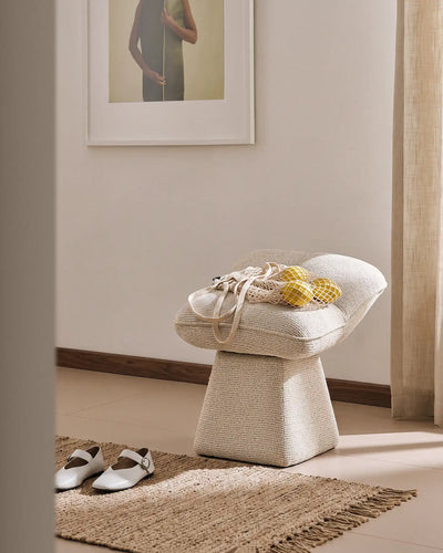 Liora Chenille Swivel Vanity Stool