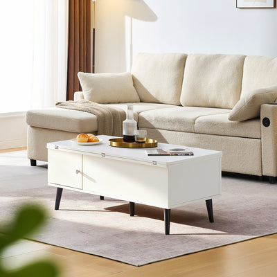 Elna Adjustable Coffee Table with Lift-Top & Storage