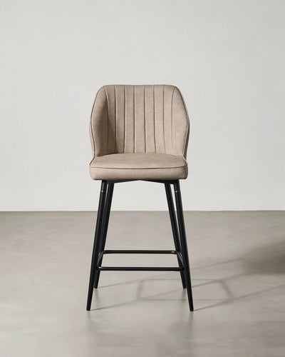 Tabourets de bar Danforth en similicuir, 65 cm