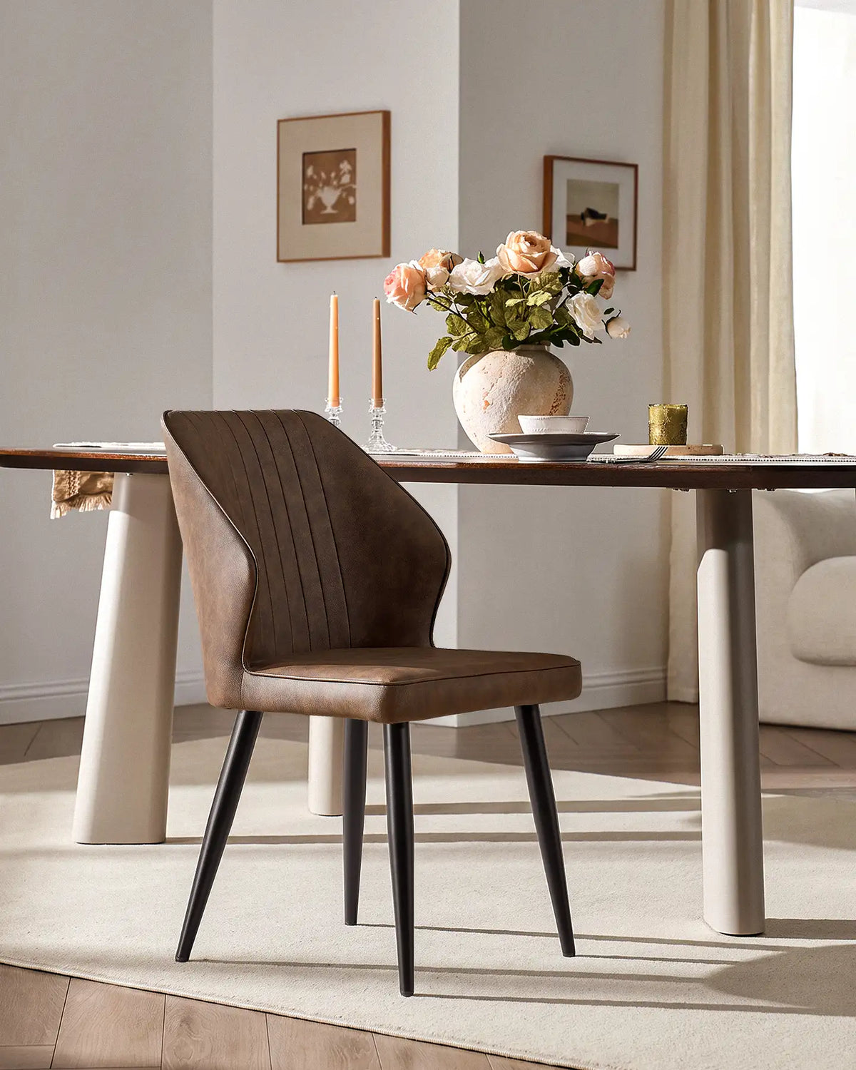 Danforth Faux Leather Dining Chairs