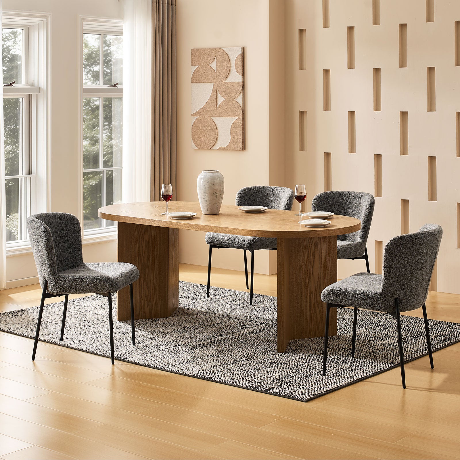 Celeste Bouclé Dining Chairs
