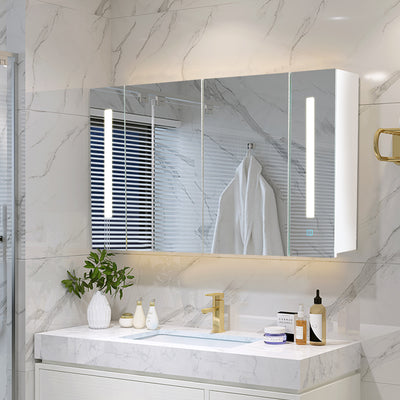 Othello LED Lights Bathroom Mirror Cabinet (2 Door)
