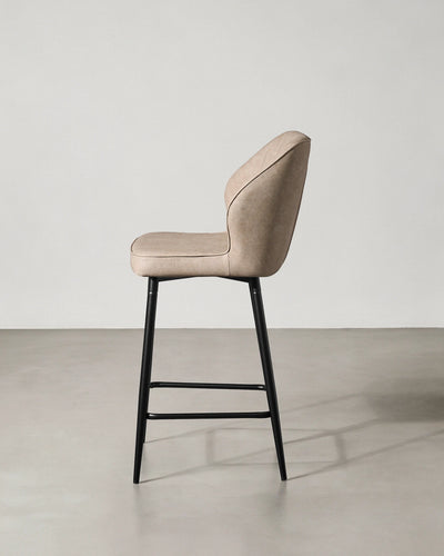 Tabourets de bar Danforth en similicuir, 65 cm