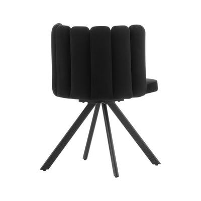 Fleur Velvet Swivel Chair