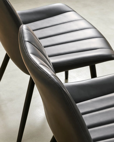 Clair Faux Leather Dining Chairs