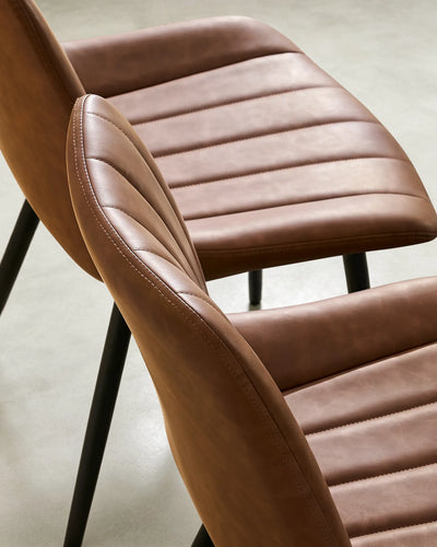 Chaises de salle à manger Clair en similicuir