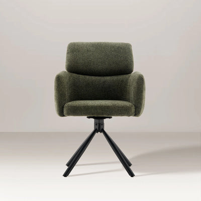 Castoro Chenille Swivel Chair