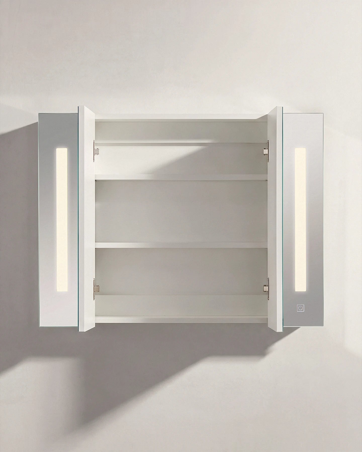 Othello LED Lights Bathroom Mirror Cabinet (2 Door)