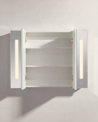 Othello LED Lights Bathroom Mirror Cabinet (2 Door)