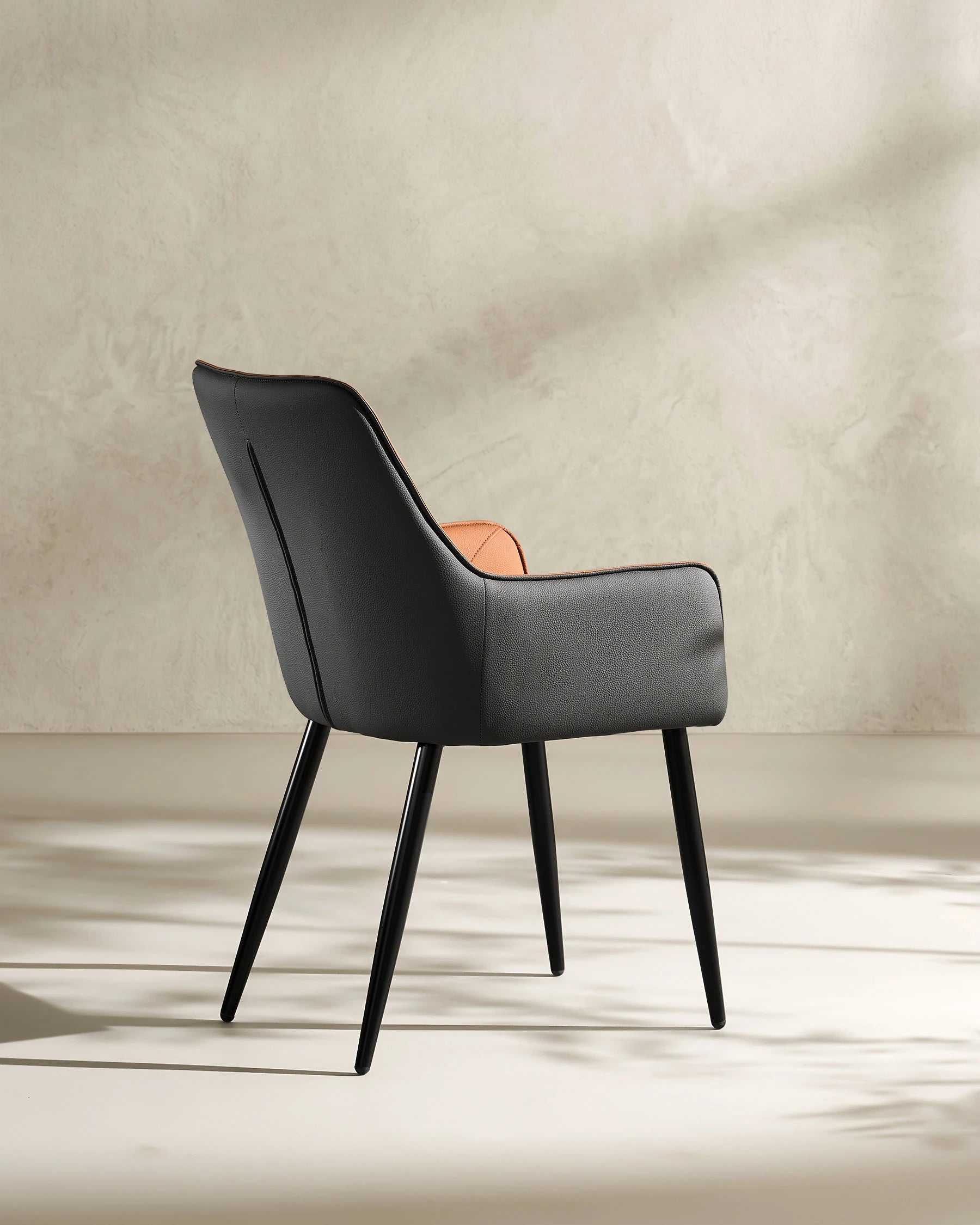 Maxine Two-Tone Faux Leather Dining Chairs