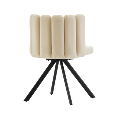 Fleur Velvet Swivel Chair