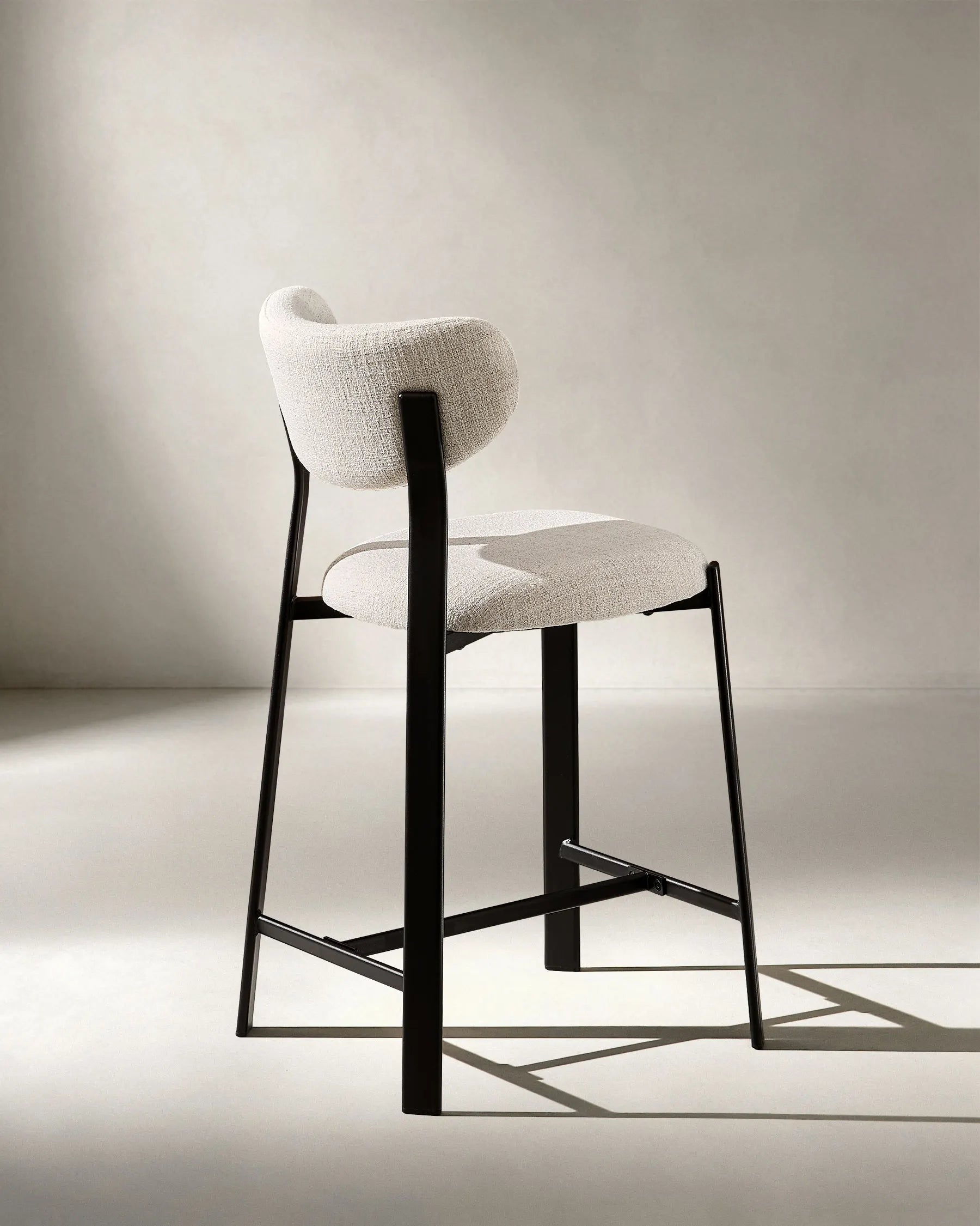 Bramley Linen Blend Bar Stools, 65 cm