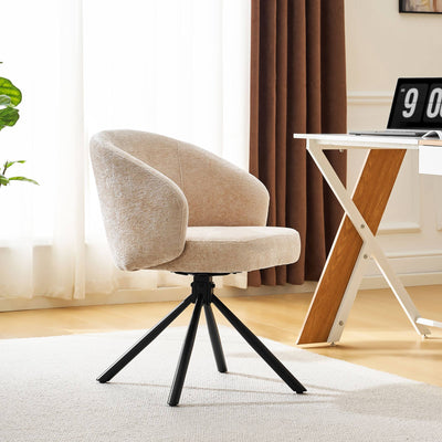 Cleo Chenille Swivel Chair