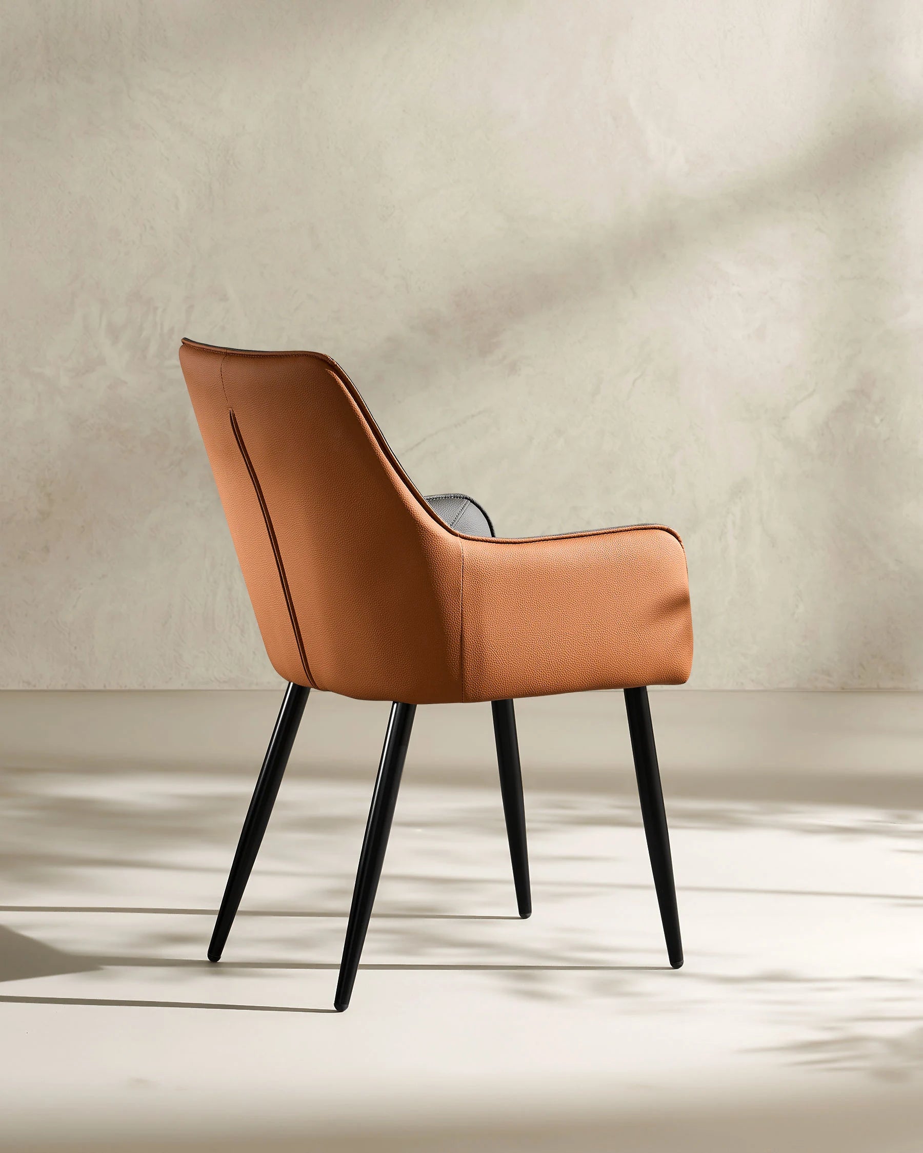 Maxine Two-Tone Faux Leather Dining Chairs