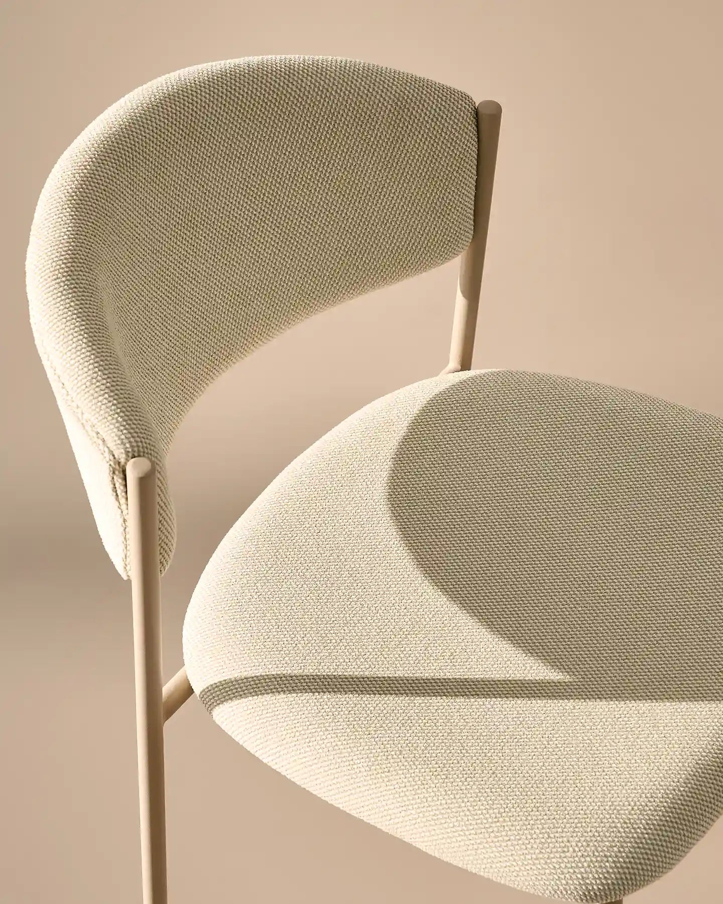 Rowan Cream Linen Blend Dining Chairs