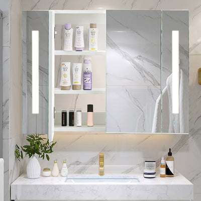 Othello LED Lights Bathroom Mirror Cabinet (2 Door)