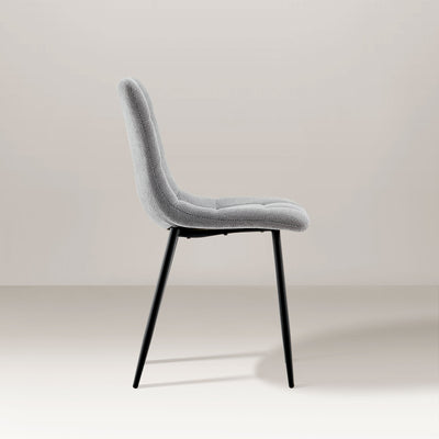 Chaise de salle à manger Christie en mélange de lin