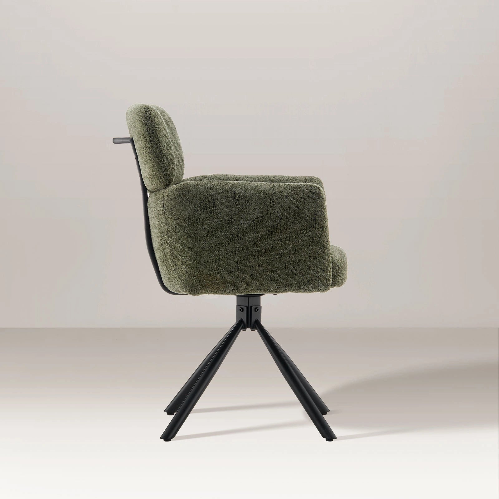 Castoro Chenille Swivel Chair