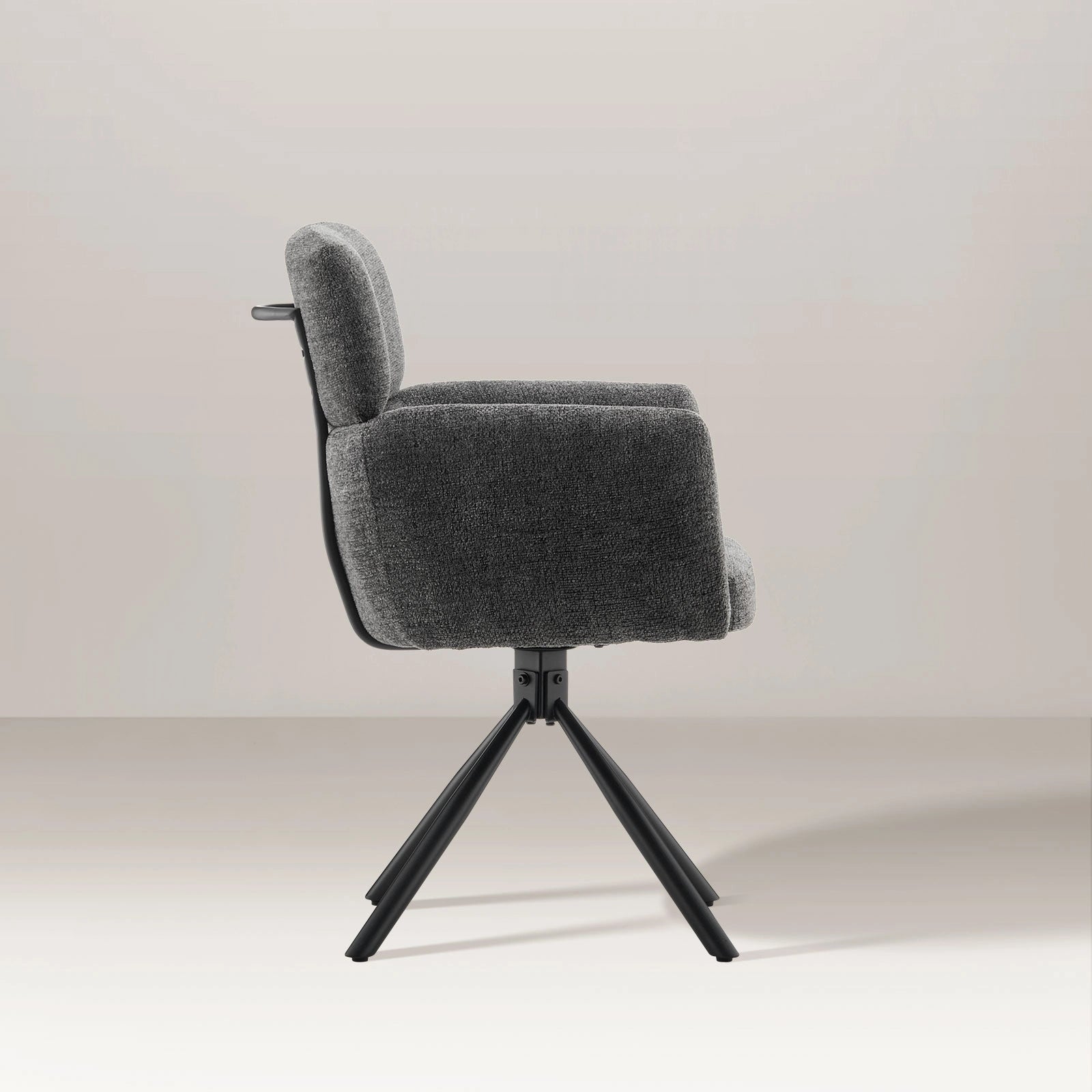 Castoro Chenille Swivel Chair