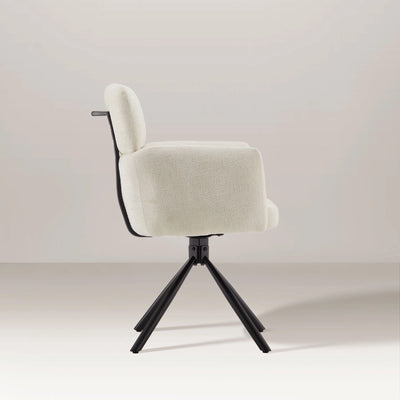 Castoro Chenille Swivel Chair