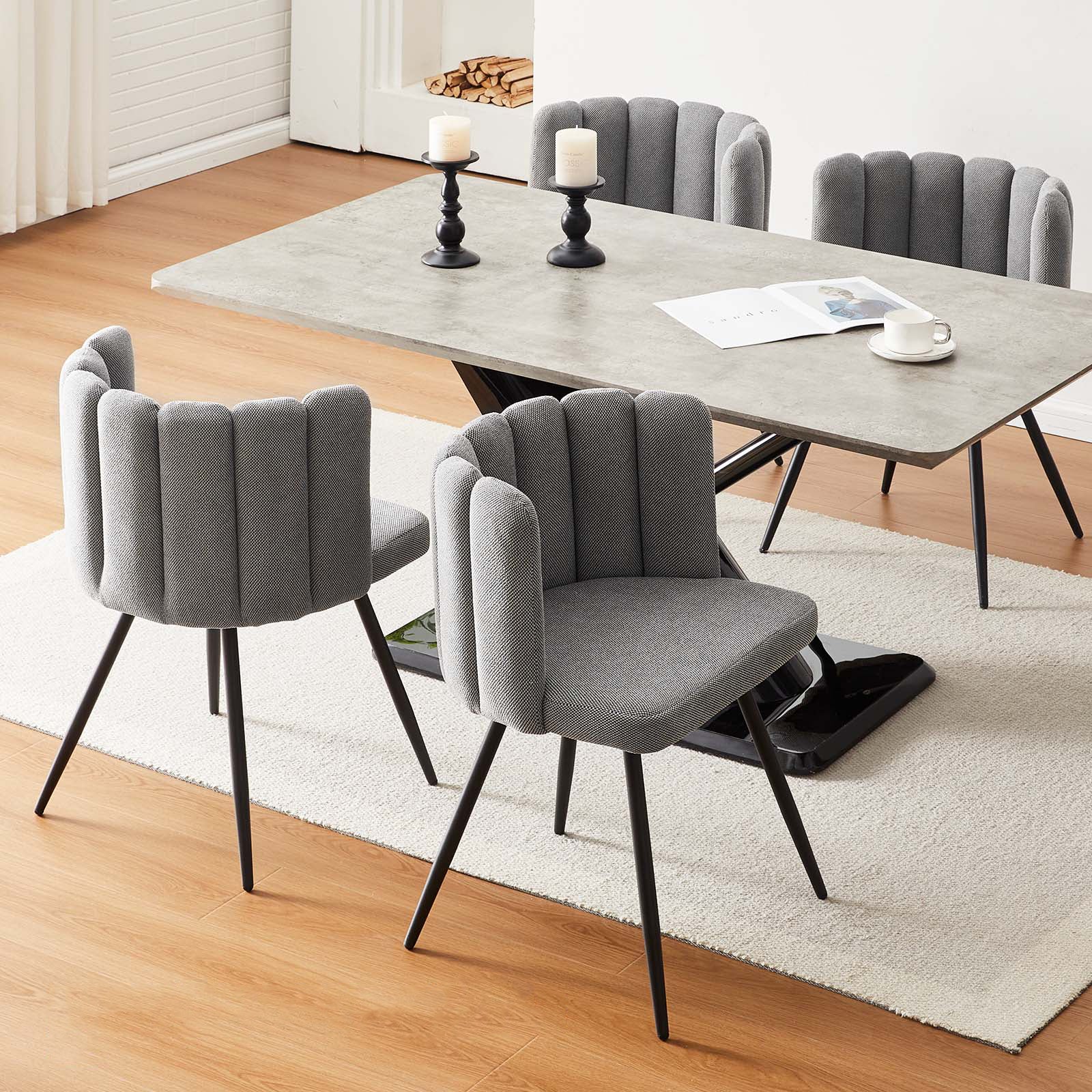 Markland Linen Blend Dining Chair
