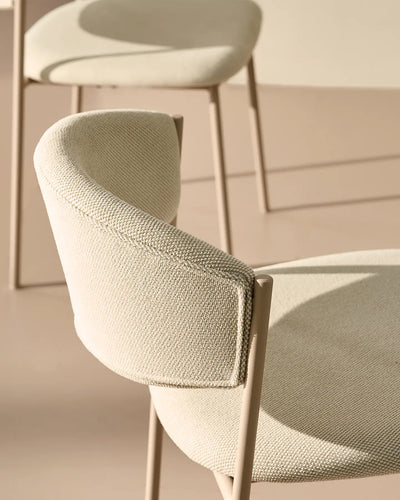 Rowan Cream Linen Blend Dining Chairs