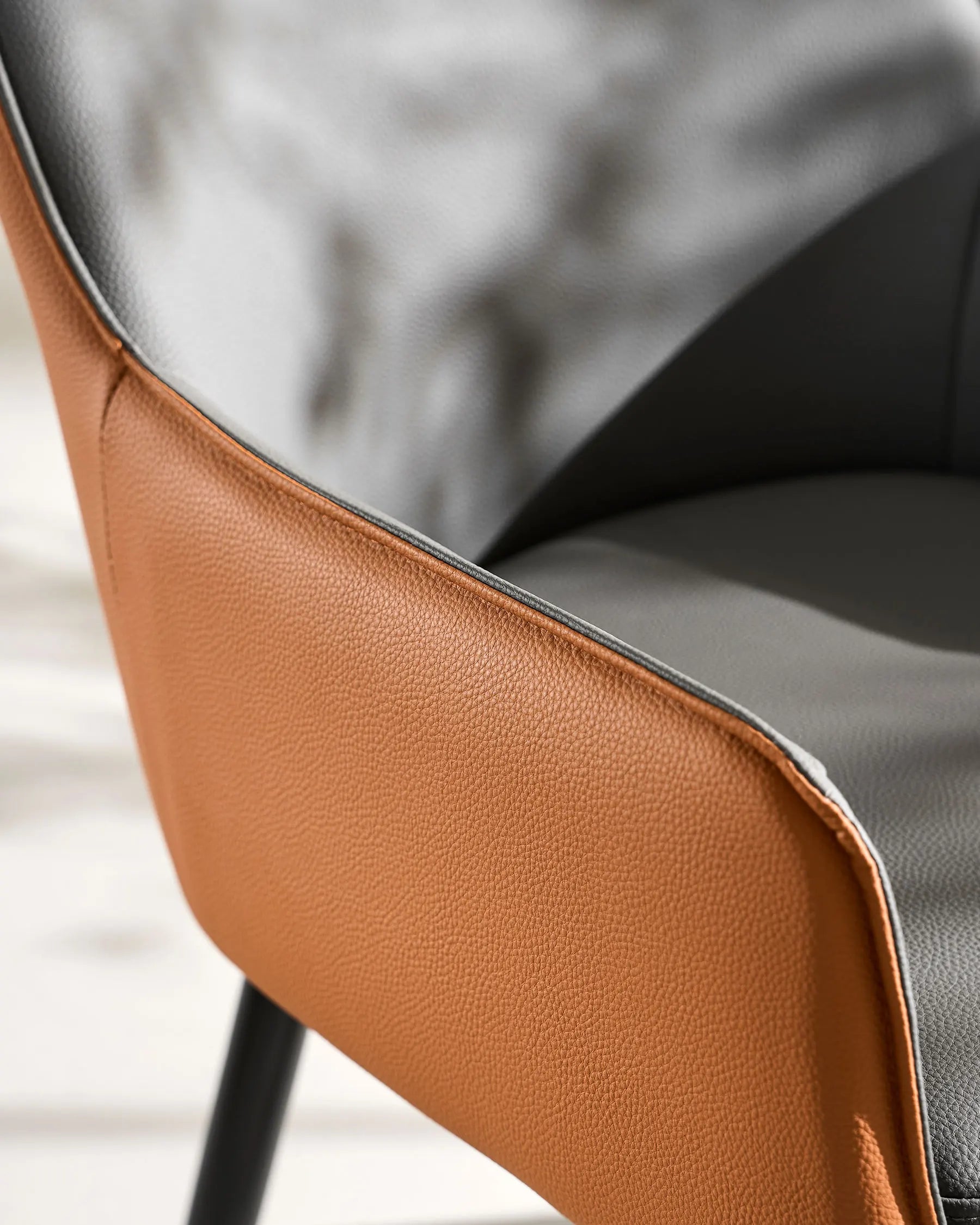 Maxine Two-Tone Faux Leather Dining Chairs