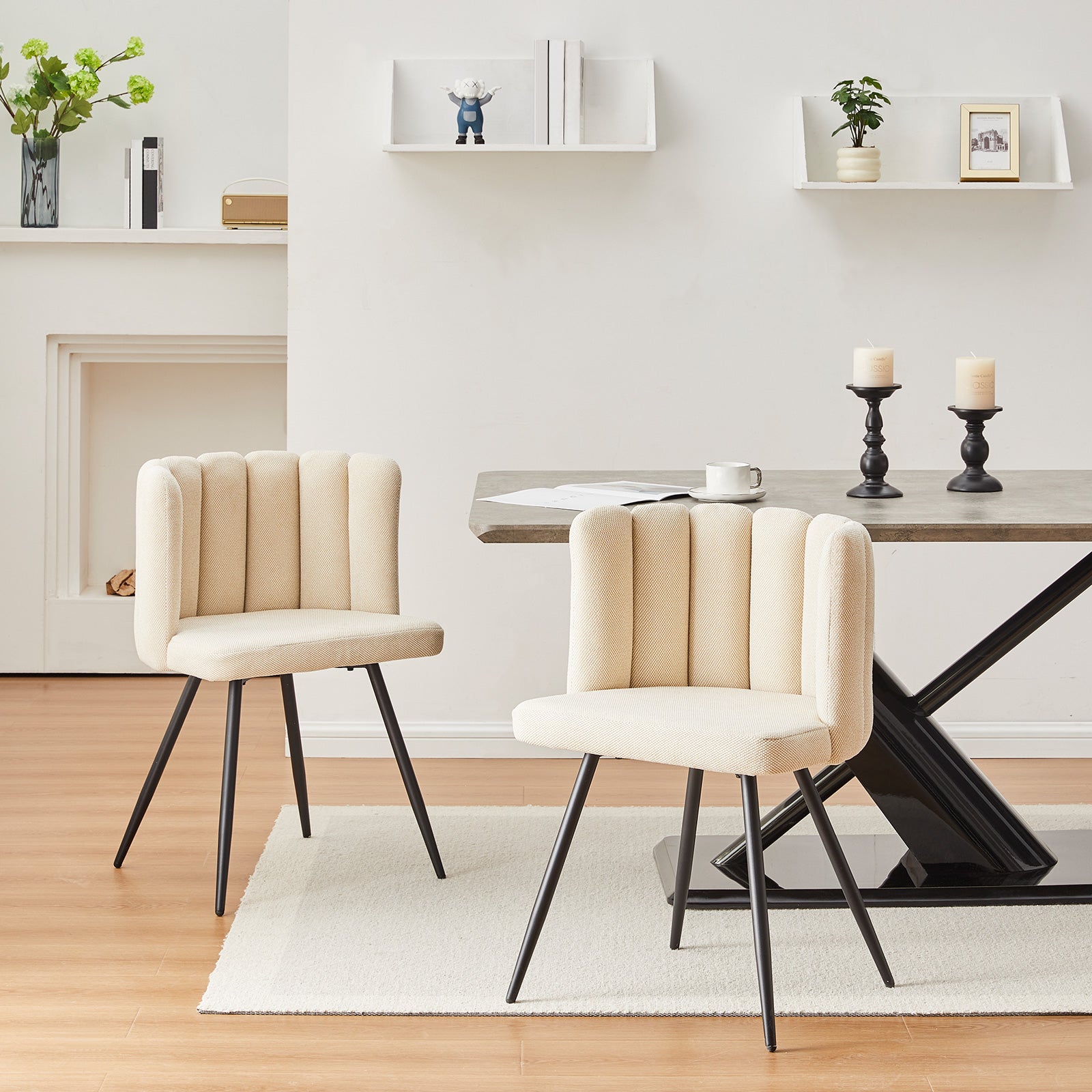 Markland Linen Blend Dining Chair