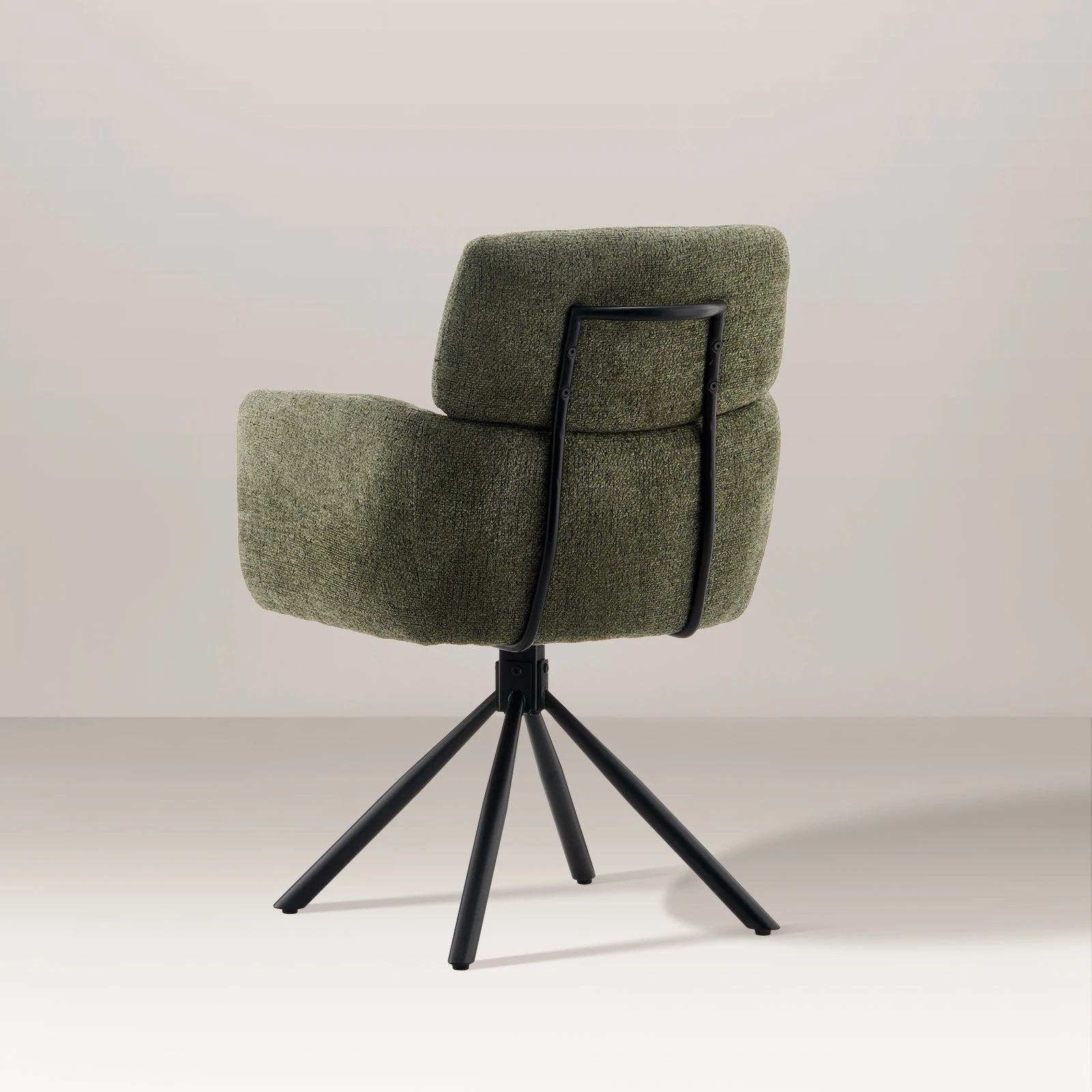 Castoro Chenille Swivel Chair