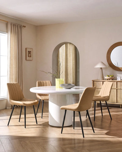 Clair Eetkamerstoelen van Kunstleer