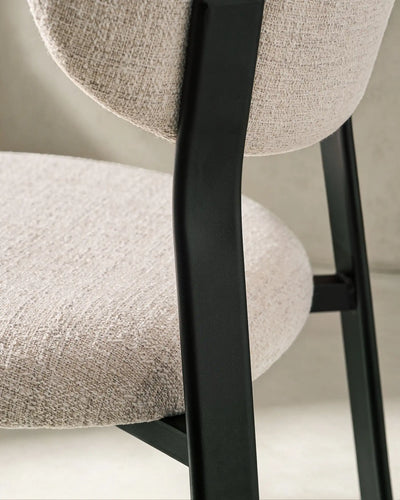 Bramley Linen Blend Bar Stools, 65 cm