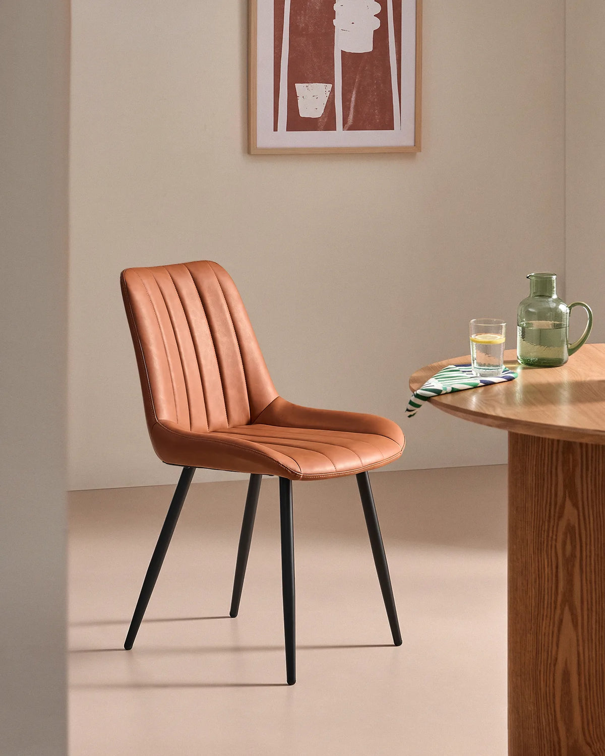 Clair Eetkamerstoelen van Kunstleer