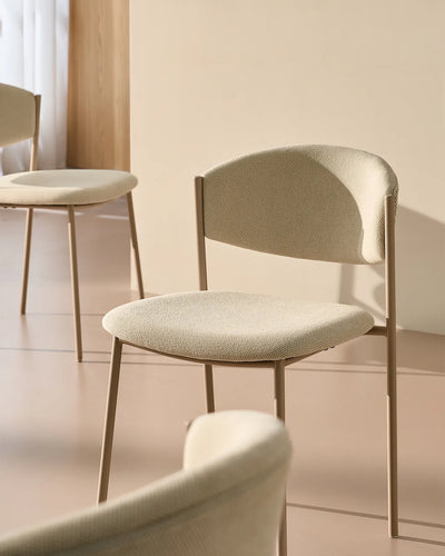 Rowan Cream Linen Blend Dining Chairs