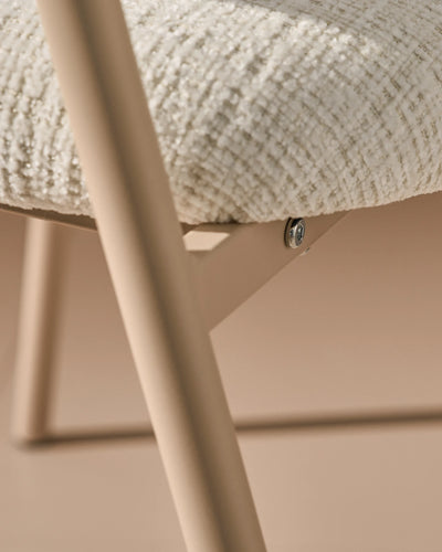 Arlo Chenille Dining Chairs, Taupe Legs