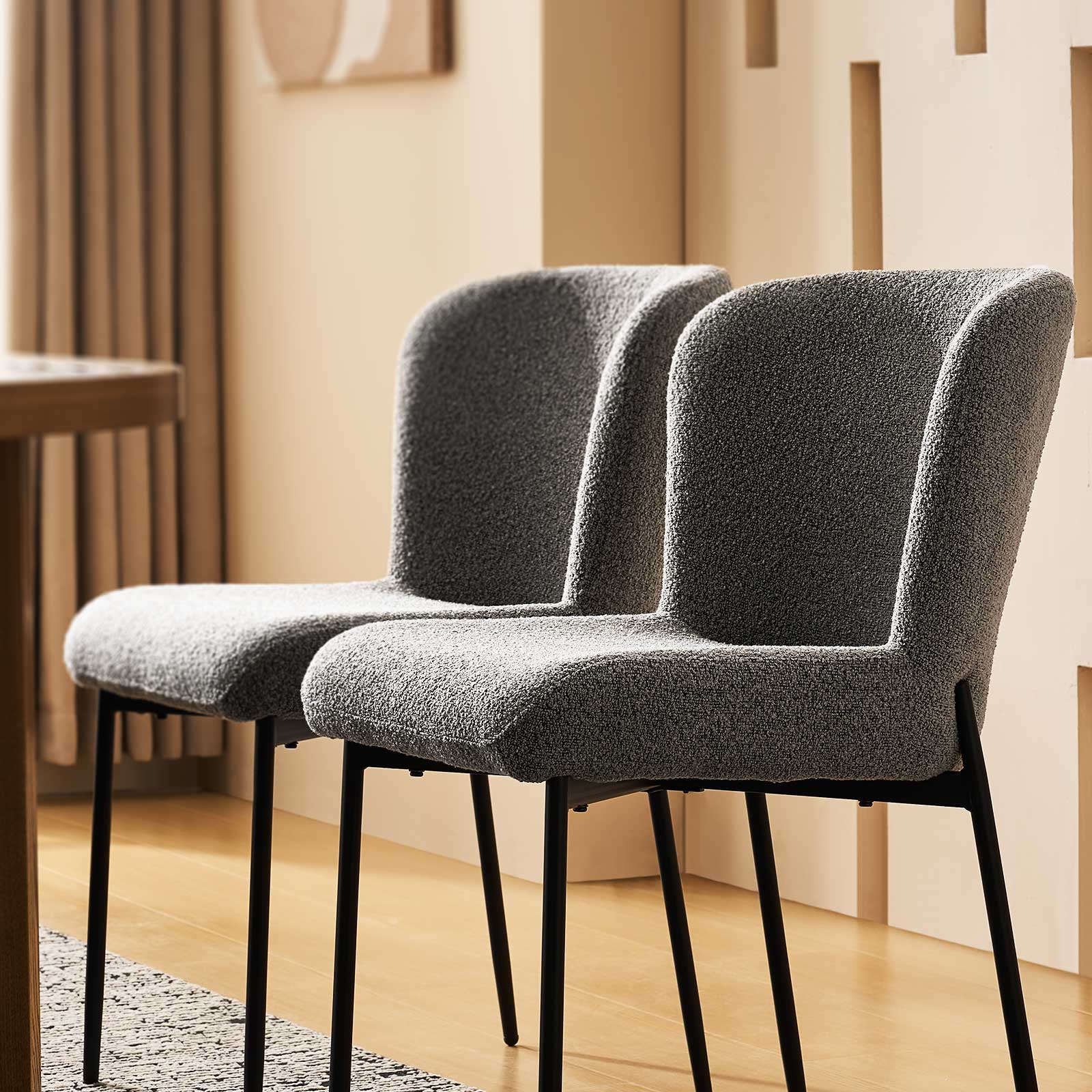 Celeste Bouclé Dining Chairs
