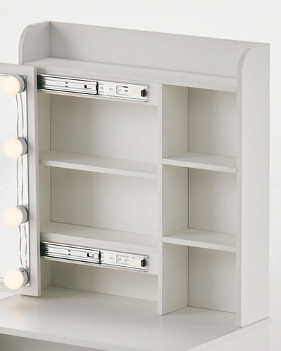 Mona Dressing Table with Sliding Mirror & Hidden Storage