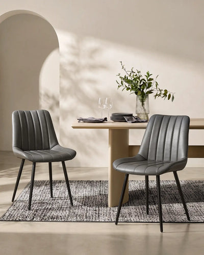 Clair Faux Leather Dining Chairs