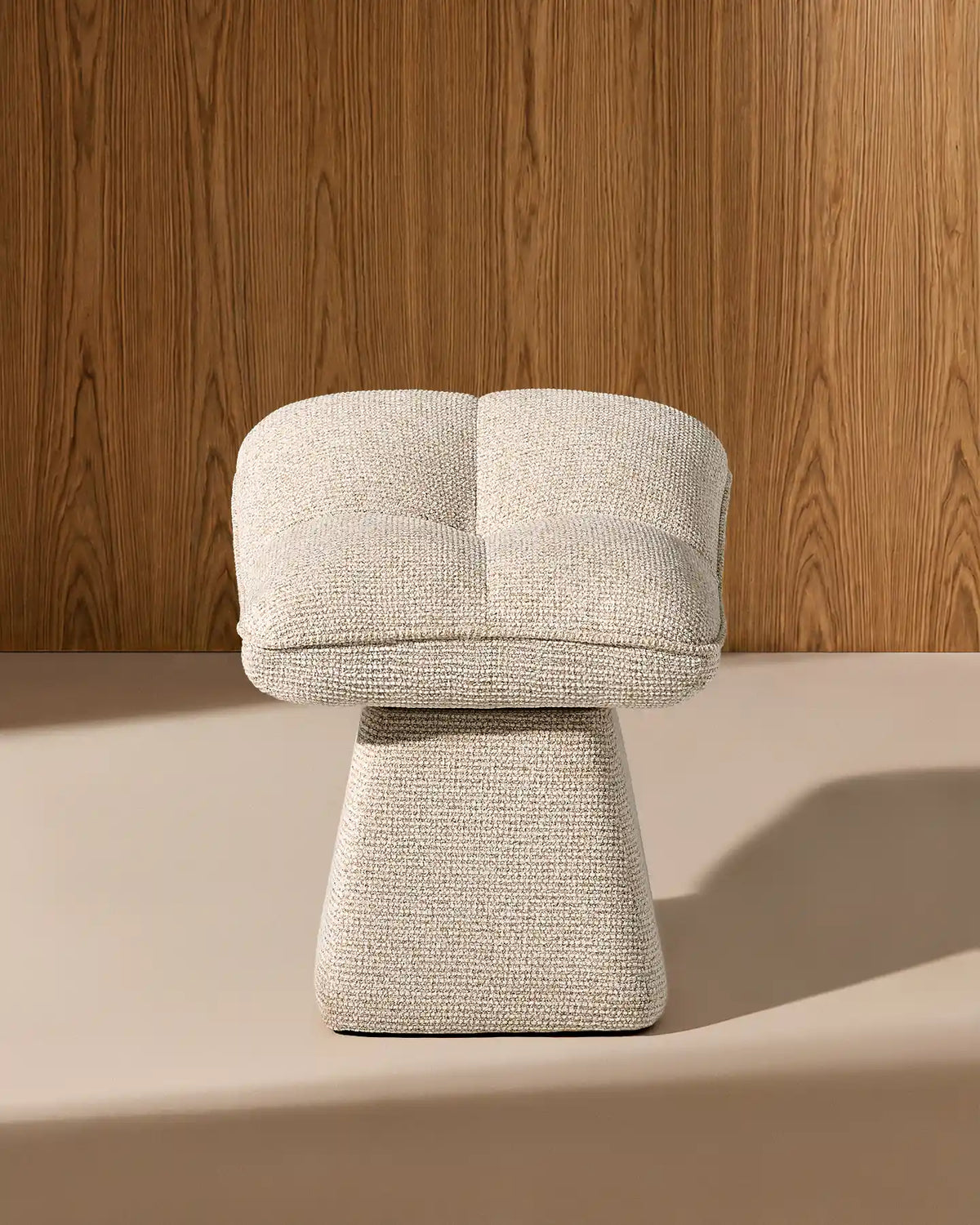 Liora Chenille Swivel Vanity Stool